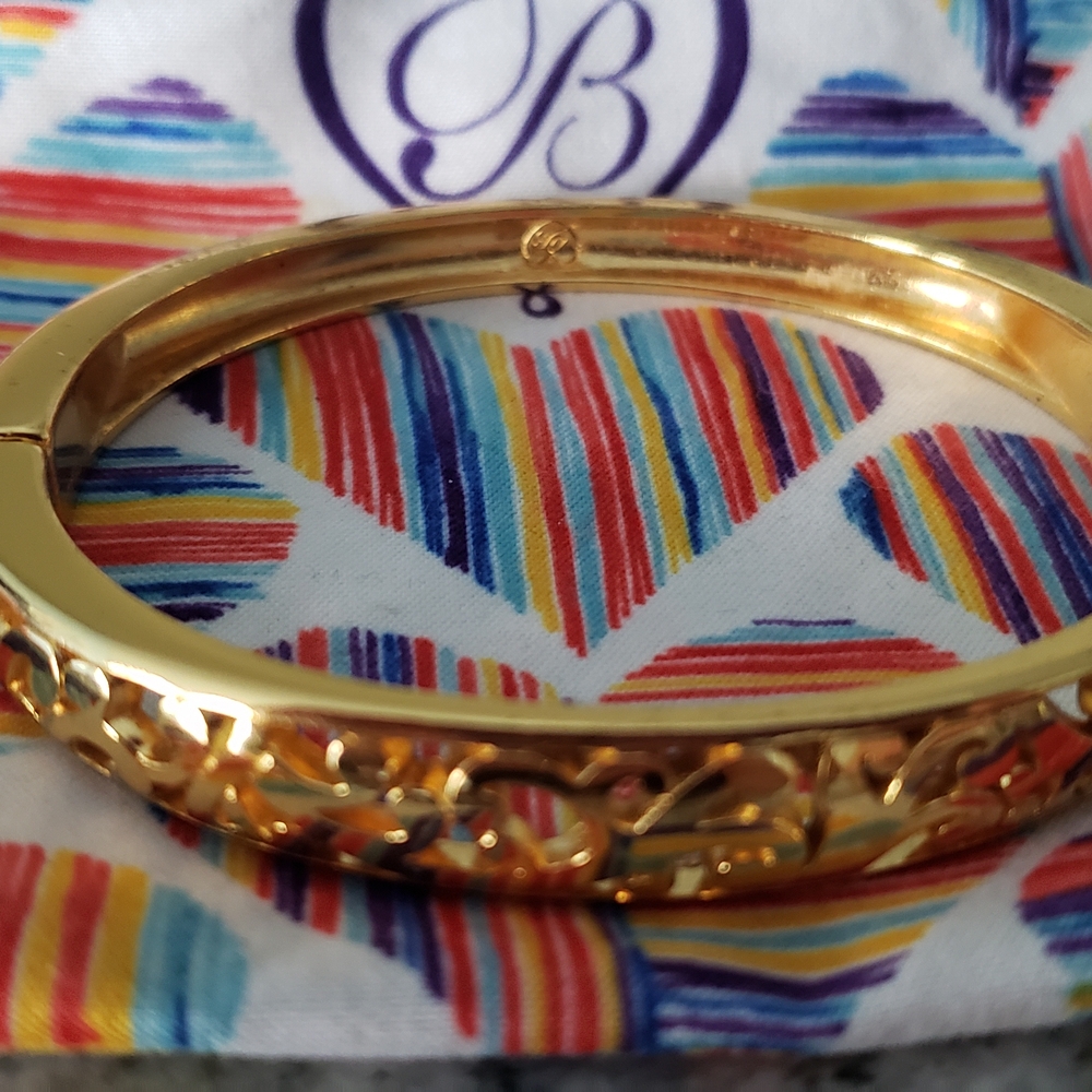 BRIGHTON elegant Gold Filigree Bracelet - Picture 2 of 3